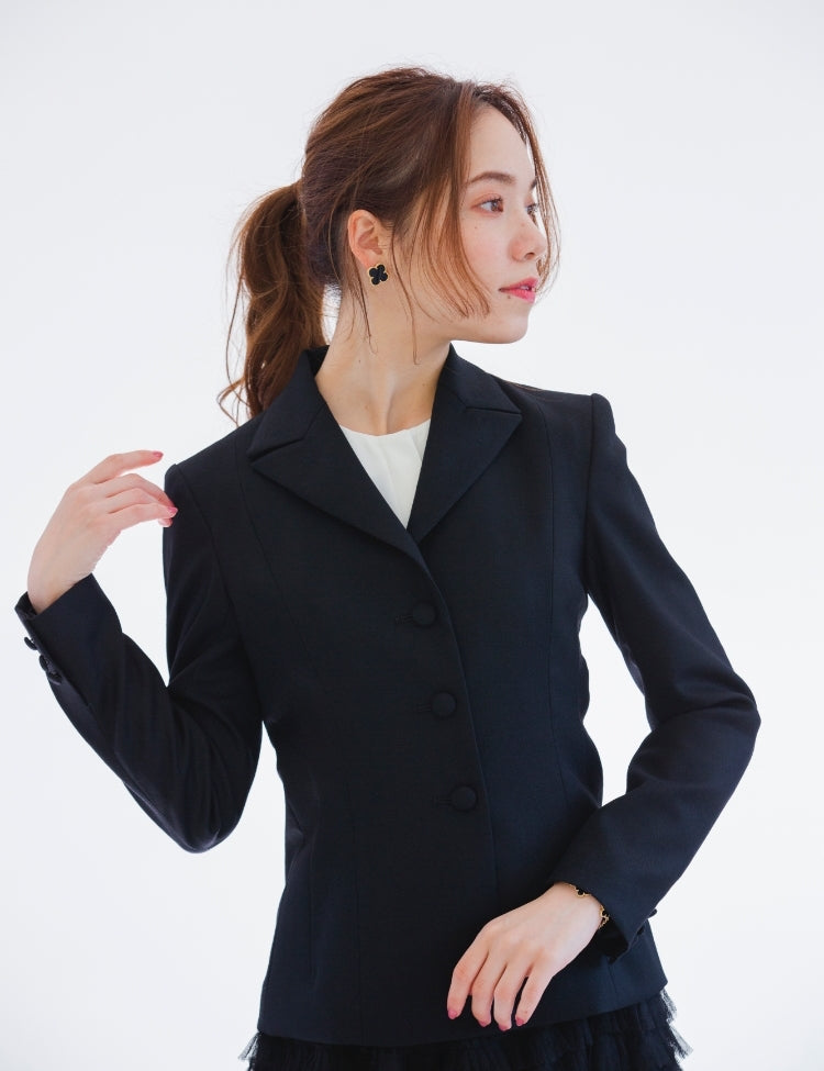 Tailored jacket -black-